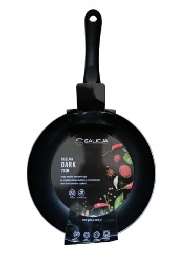 Patelnia tradycyjna Galicja Dark 20 cm non-stick (nieprzywierająca)