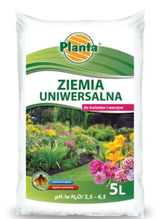 Ziemia Planta uniwersalna do kwiatów i warzyw 5L ph 5.5-6.5