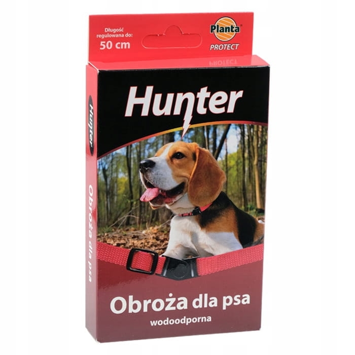 Obroża dla psa przeciw pchłom i kleszczom materiałowa Hunter r. L 50cm