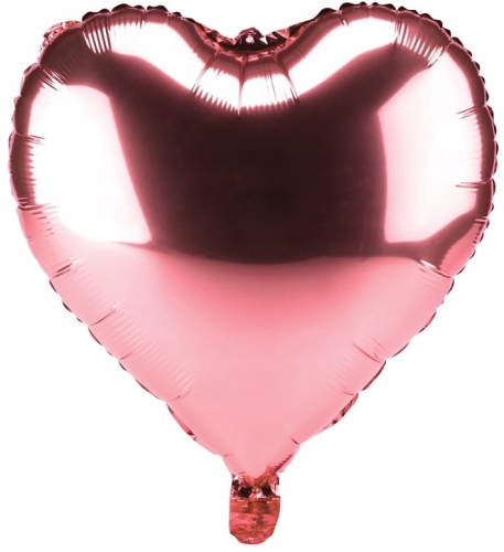Balon foliowy różowe serce walentynki urodz. 45cm
