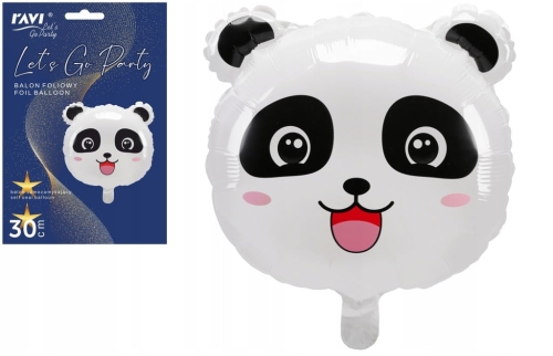 Balon foliowy na hel panda 30cm