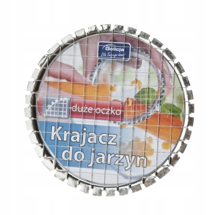 Krajacz do jarzyn Galicja srebrny duże oczka