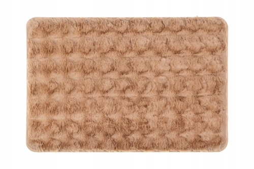 Dywan futrzany 60 x 90 cm beżowy