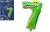 Balon foliowy urodziny party cyfra siedem 7 aligator