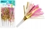 Urodziny gwizdki z frędzlami gold and pink ravi 6 sztuk