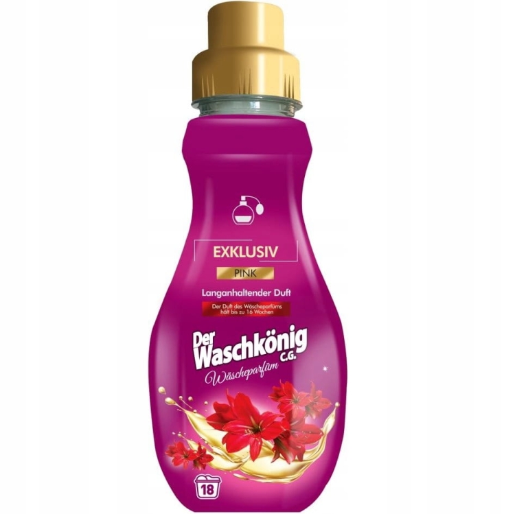 Der Waschkonig perfumy do prania EXKLUSIV PINK 360ml 18p długotrwały zapach