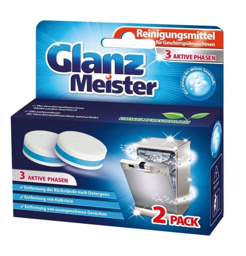 Tabletki do czyszczenia zmywarki Glanz Meister 2 x 40 g