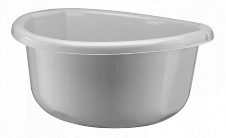 Miska plastikowa kuchenna Selma 25 l szary jasny