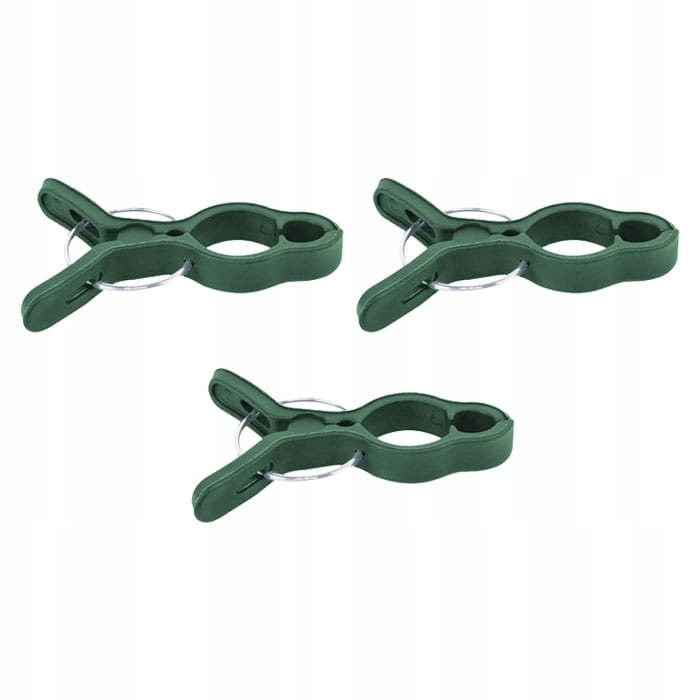 Zapinki do spinania pędów roślin i podpór spinki spinacze klamry 4cm 12 sz
