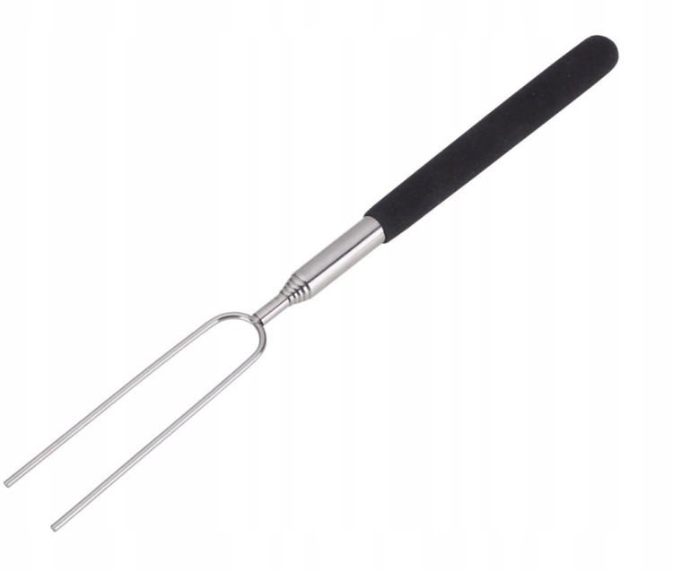 Kij na ognisko kiełbasę widelce teleskopowe składany 25-85 cm ravi gril