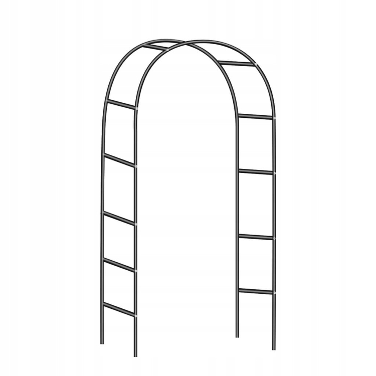 Pergola metal Plantina łuk 240 cm podpora pod kwiaty róże