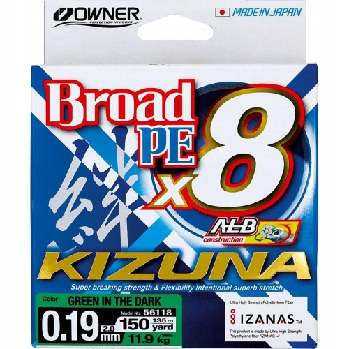 Plecionka Owner Kizuna 0,13 mm x 135 m