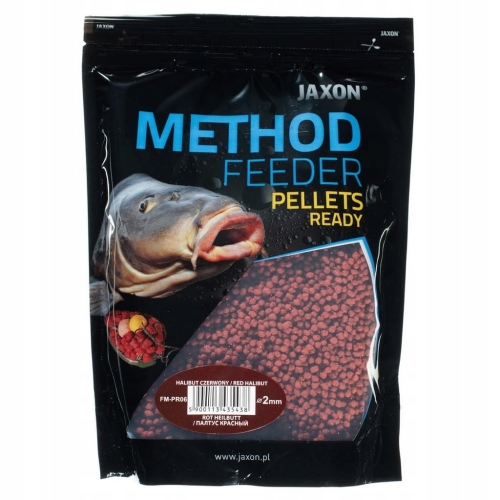 Halibut czerwony 2mm pellet ready method feeder jaxon