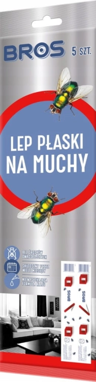 Lep przeciwko muchom Bros 0,05 kg 5 szt.