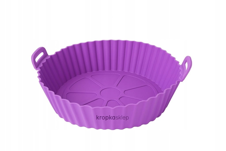 Silikonowy Wkład do Airfryera 16 cm Fioletowy-Odporny do 220°C Ekologiczny