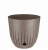 Doniczka ozdobna z tworzywa sztucznego Verdenia taupe 13 cm – lekka i trwała doniczka 13x13x12,5 cm