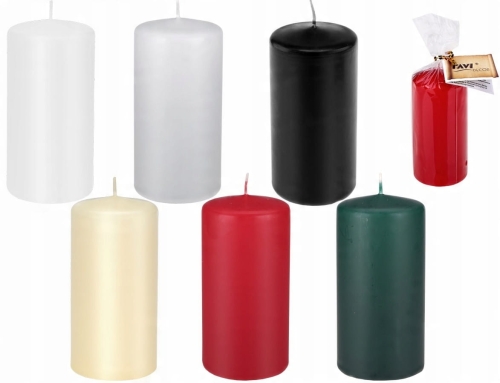 Świeca CLASSIC Słupek Ø6 cm – elegancka dekoracja w różnych kolorach