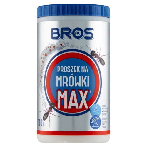 BROS Proszek na mrówki MAX 100 g – skuteczny preparat do zwalczania mrówek w domu i ogrodzie