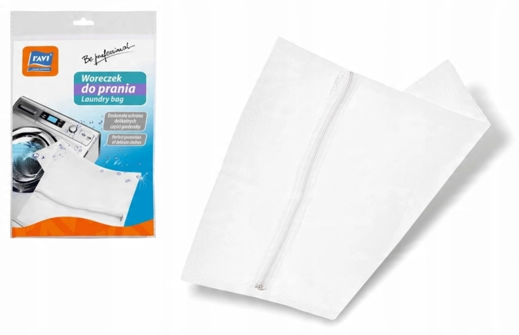 SMART WASH – worek siatka do prania 40×50 cm z zamkiem, ochrona delikatnych tkanin
