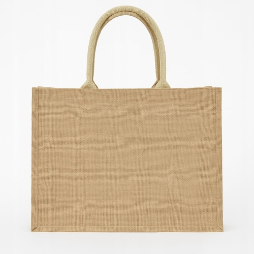 Torba jutowa RAVI 40,5 × 32,5 × 18 cm – ekologiczna torba na zakupy, trwała i wielokrotnego użytku