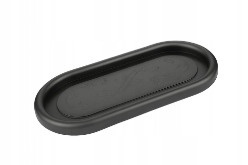 Podstawka pod znicze lub doniczkę – duża, antracytowa 35,5x18x2 cm