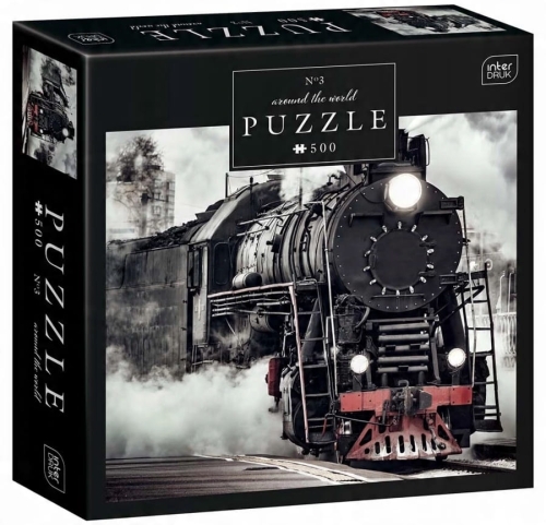 Puzzle 500 elementów Interdruk – Around the World 3 – podróżnicze puzzle dekoracyjne 33x47 cm