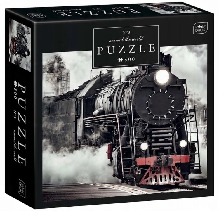 Puzzle 500 elementów Interdruk – Around the World 3 – podróżnicze puzzle dekoracyjne 33x47 cm