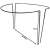 Pergola metal Plantina słup 70 cm