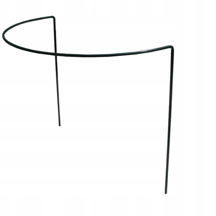 Podpora do roślin 35 cm Uchwyt Krzaka PP28 stalowa 5 mm ciemnozielona