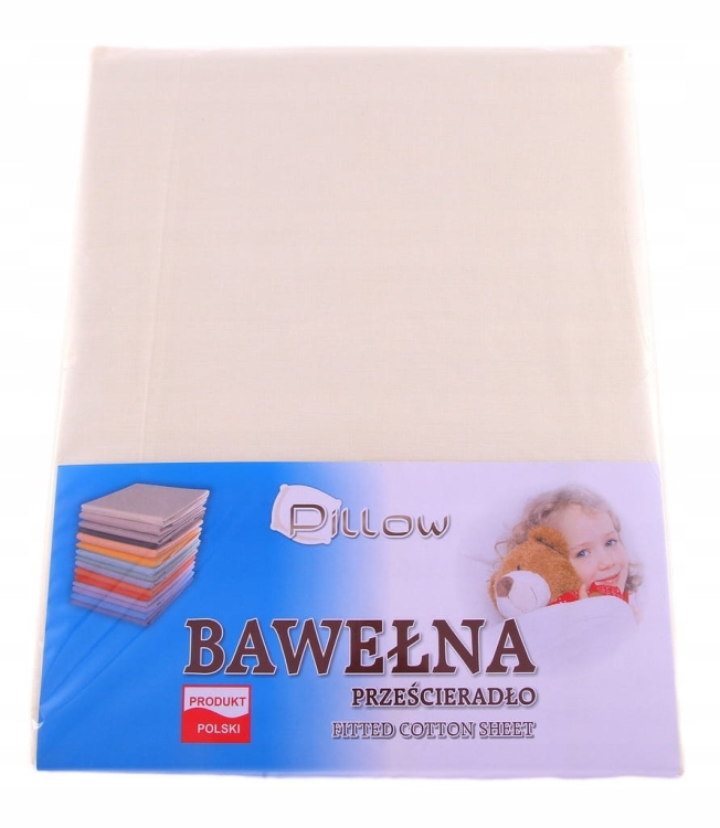Prześcieradło tradycyjne pillow bawełna 200 x 220 cm