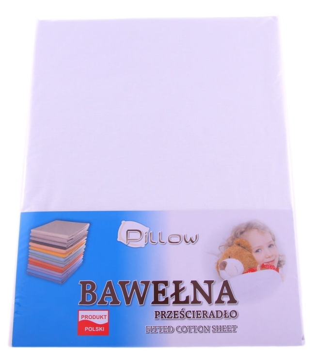 Prześcieradło bawełniane 140x200 tradycyjne bez gumki 100% bawełna