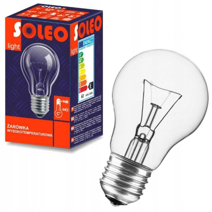 Żarówka wysokotemperaturowa Soleo E27 100W 230V
