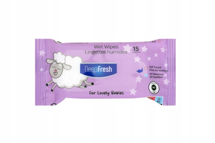 Chusteczki nawilżane DF Lovely Babies 15 szt. Little Lamb