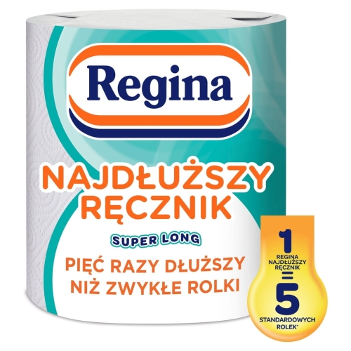 Regina Super Long ręcznik papierowy – 1 rolka, 220 listków, 50,6 m
