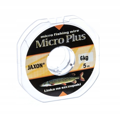 Jaxon Linka stalowa do przyponów 0,20 mm 5 m – wytrzymałość 6 kg