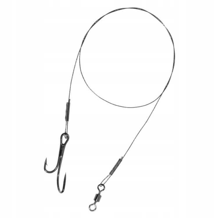 Jaxon przypon stalowy żywcowy 30 cm z kotwicą 1/0 – 2 szt.