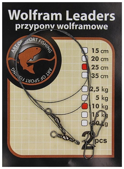 Jaxon przypon spinningowy wolfram 15 cm 5 kg – 2 szt.