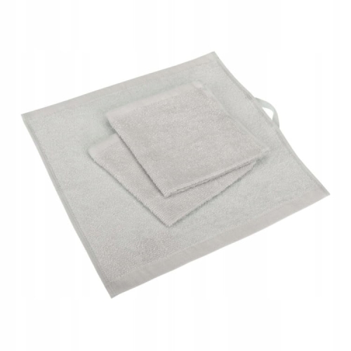Zestaw ręczników SPA 30x30cm szałwiowy – miękkie i chłonne 3 szt.