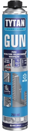 Piana pistoletowa TYTAN EURO-LINE GUN 750 ml – montaż, uszczelnianie, izolacja
