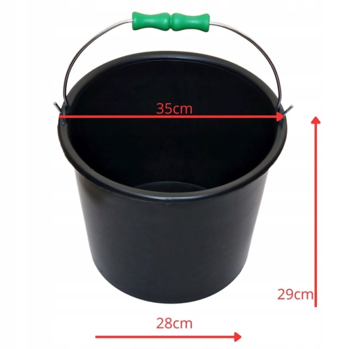 Wiadro budowlane plastikowe 20L – wytrzymałe i uniwersalne